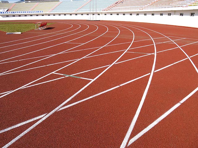 沈陽中辰體育公司透氣型塑膠跑道